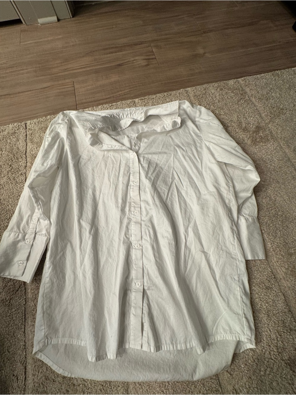 ASOS Oversized White button up